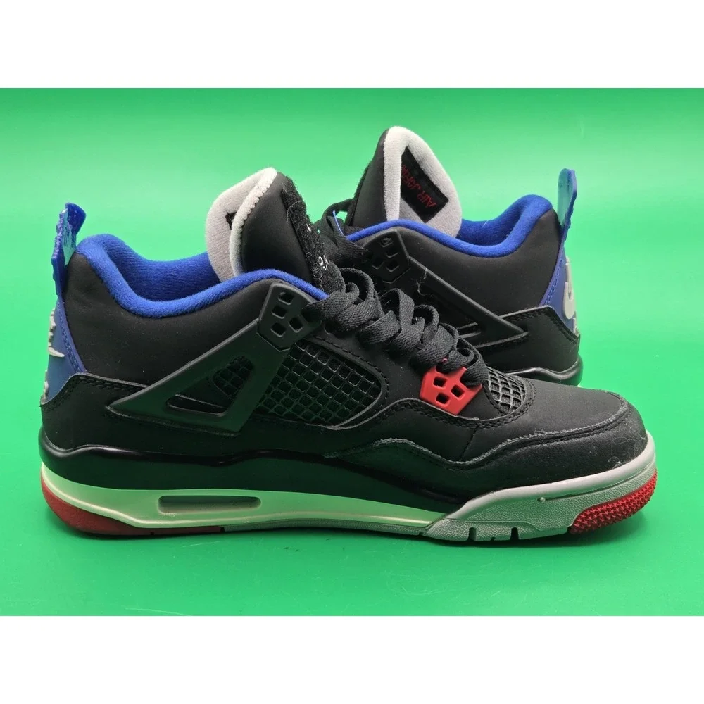Jordan 4 Retro Rare Air (White Lettering) Men's FV5029-003 Size 6.5 Blue Black